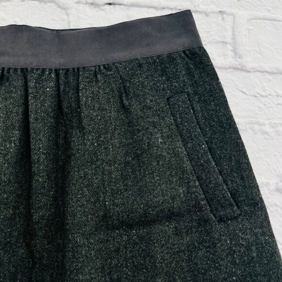 NOT FOR SALE       J. Crew Factory Skirt Women's Size 8 Grey Wool Blend A-line - Picture 3 of 8